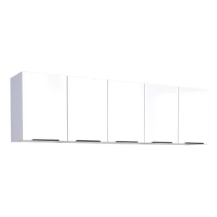 Armário Aéreo de Cozinha Aço 5 Portas Júpiter 200 Cozimax Branco
