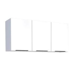 Armário Aéreo de Cozinha Aço 3 Portas Júpiter 120 Cozimax Branco