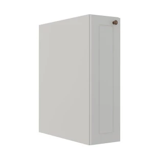 Módulo Balcão 20cm 1 Porta 100% MDF Cozinha Modulada Provence Robel Branco/Branco Matte