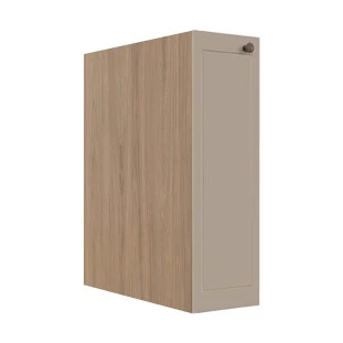 Módulo Balcão 20cm 1 Porta 100% MDF Cozinha Modulada Provence Robel Hanover/Fendi Matte