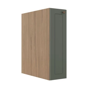 Módulo Balcão 20cm 1 Porta 100% MDF Cozinha Modulada Provence Robel Hanover/Salvia Matte