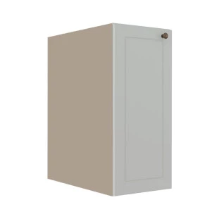 Módulo Balcao 30cm 1 Porta 100% MDF Cozinha Modulada Provence Robel Fendi/Branco Matte