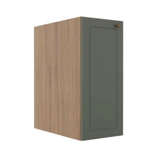 Módulo Balcao 30cm 1 Porta 100% MDF Cozinha Modulada Provence Robel Hanover/Salvia Matte