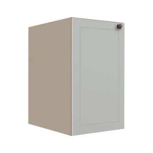 Módulo Balcao 40cm 1 Porta 100% MDF Cozinha Modulada Provence Robel Fendi/Branco Matte