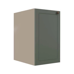 Módulo Balcao 40cm 1 Porta 100% MDF Cozinha Modulada Provence Robel Fendi/Salvia Matte