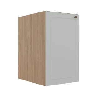 Módulo Balcao 40cm 1 Porta 100% MDF Cozinha Modulada Provence Robel Hanover/Branco Matte