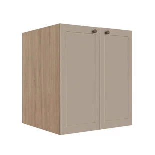 Módulo Balcao 60cm 2 Portas 100% MDF Cozinha Modulada Provence Robel Hanover/Fendi Matte