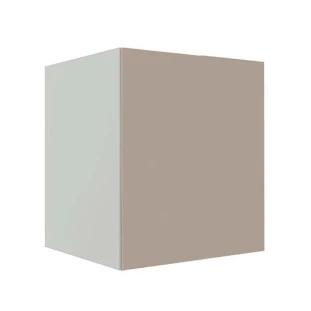 Módulo Balcão 60cm Para Embutir Forno 100% MDF Cozinha Modulada Robel Branco/Fendi Matte