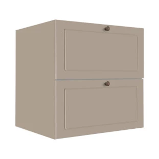 Módulo Balcao 70cm 1 Gaveta 1 Porta Basculante 100% MDF Cozinha Provence Robel Fendi/Fendi Matte