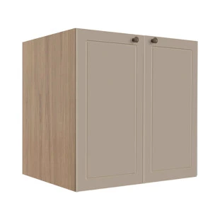 Módulo Balcao 70cm 2 Portas 100% MDF Cozinha Modulada Provence Robel Hanover/Fendi Matte