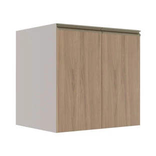 Módulo Balcão 70cm 2 Portas 100% MDF Cozinha Modulada Gold Robel Fendi/Hanover