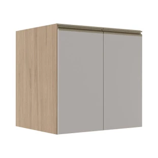Módulo Balcão 70cm 2 Portas 100% MDF Cozinha Modulada Gold Robel Hanover/Fendi