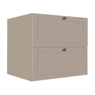 Módulo Balcao 80cm 1 Gaveta 1 Porta Basculante 100% MDF Cozinha Provence Robel Fendi/Fendi Matte