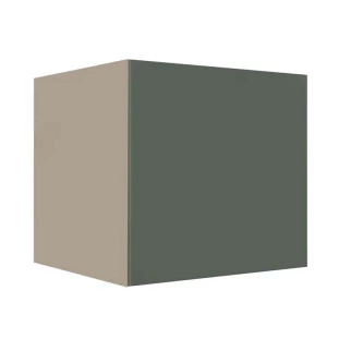 Módulo Balcão 80cm Para Embutir Forno 100% MDF Cozinha Modulada Robel Fendi/Salvia Matte