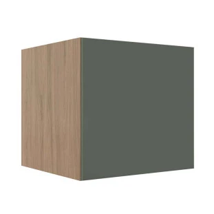 Módulo Balcão 80cm Para Embutir Forno 100% MDF Cozinha Modulada Robel Hanover/Salvia Matte