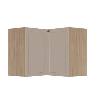 Módulo Balcao de Canto L 94x96cm 100% MDF Cozinha Provence Robel Hanover/Fendi Matte