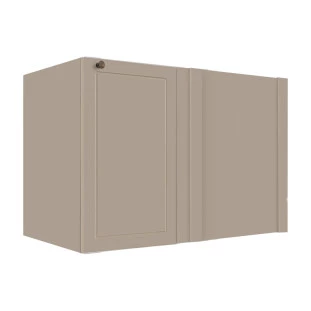 Módulo Balcao de Canto Reto 100cm Direito/Esquerdo 100% MDF Cozinha Provence Robel Fendi/Fendi Matte