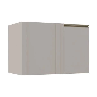 Módulo Balcao De Canto Reto 100cm Direito 100% MDF  Cozinha Modulada Gold Robel Fendi/Fendi