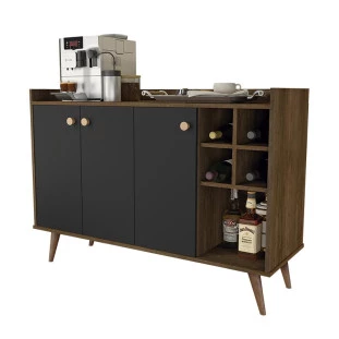 Buffet Adega Cantinho do Café 1616 JB Bechara Canela/Preto