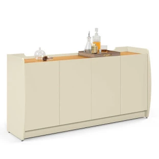 Buffet Sala Jantar Sublime 1.6 Gelius Off White/Naturale