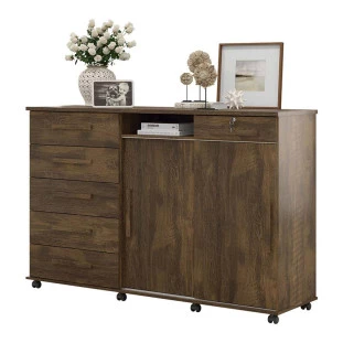 Cômoda Grande Organizadora Max New Lukaliam Canela