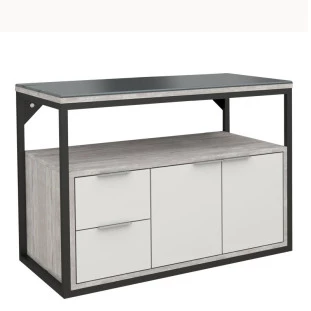 Gabinete Para Banheiro Apoema 80 Cozimax Branco/Calcare