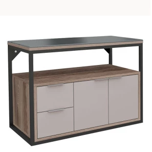 Gabinete Para Banheiro Apoema 80 Cozimax Nudi/Tamarindo