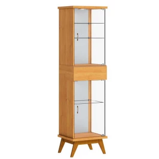 Cristaleira Moderna 1 Gaveta 48x183 Nuance com LED Imcal Nature