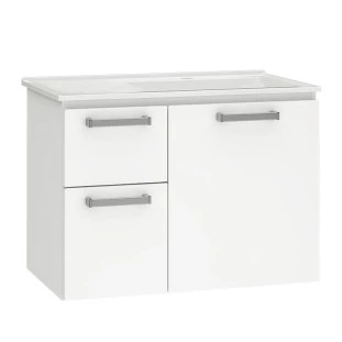 Gabinete Para Banheiro Aço Kiwi 60 Cozimax Branco