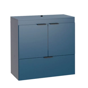 Gabinete Para Banheiro Madeira Lis 60 Sem Cuba Cozimax Azul