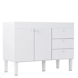 Gabinete de Pia 120 Madeira Sabiá Cozimax Branco 