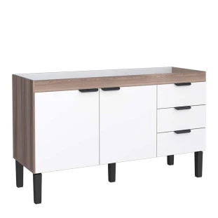 Gabinete Para Pia De Cozinha 150cm Flamingo Cozimax Branco/Tamarindo