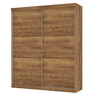 Guarda Roupa 2 Portas Correr Caribe Mirarack Canela