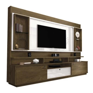 Estante Home Para TV até 58 Coliseu EDN Nogal/Off White