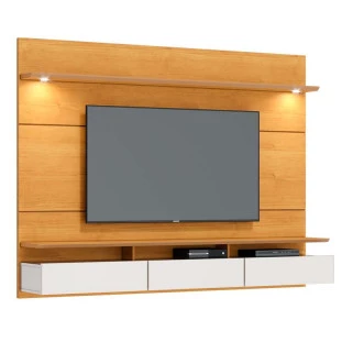 Home Suspenso Sala Para TV 65 Polegadas 182x164 Decore 1.8 Imcal Nature/Off White