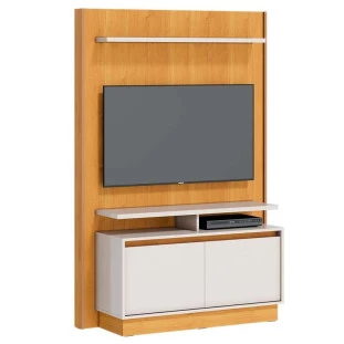 Estante Home Sala Para TV 42 Polegadas Fit 1.2 Imcal Nature/Off White