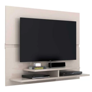 Painel Suspenso Para TV 50 Polegadas Mônaco 1.5 Lukaliam Off White