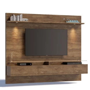 Home Suspenso Para TV 65 Polegadas Vidratto 2.2 Imcal Madeira