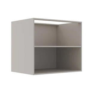 Módulo Balcão 80cm Sem Portas 100% MDF Cozinha Modulada Robel Branco