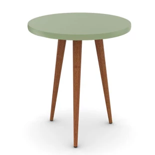 Mesa de Apoio Retrô Pés Palito 53 X 53 X 63 Legs Patrimar Alecrim
