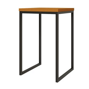 Mesa de Apoio Para Sala 40x40 Iron EAX Móveis Cedro 