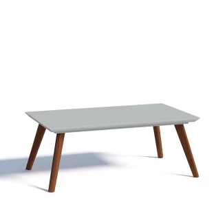 Mesa de Centro Sala Estar Retangular 91x52 Classic Imcal Branco