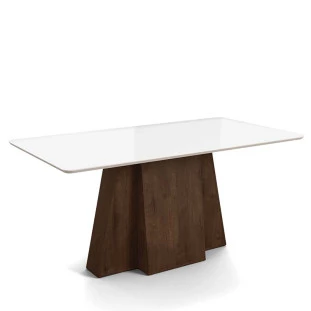 Mesa Para Sala de Jantar 170 x 90 Amalfi Lukaliam Noce