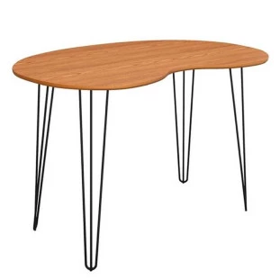 Mesa de Jantar Grão 120x80 Pés Ferro Wood EAX Móveis Naturale