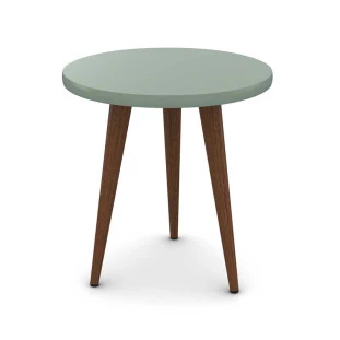 Mesa Lateral Retrô Pés Palito Legs Patrimar Verde Bellagio