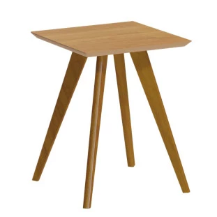 Mesa Lateral Quadrada Sala de Estar 52x52x66 Classic Imcal Nature