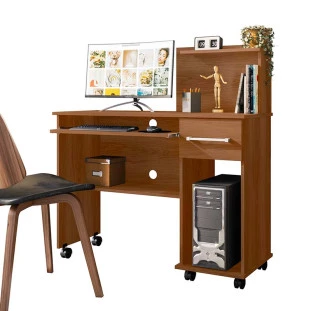 Mesa Para Computador Pequena Office Studio Lukaliam Jequitiba
