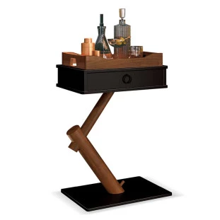 Mesa Lateral Bar Drink EDN Preto