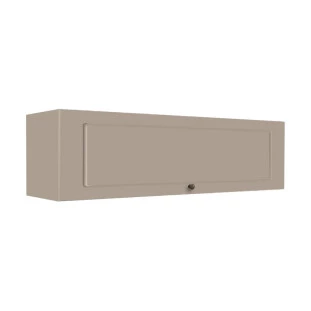 Módulo Armário Aéreo 120cm 1 Porta Basculante 100% MDF Cozinha Provence Robel Fendi/Fendi Matte