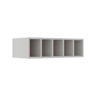 Módulo Nicho Adega Horizontal 70x20x34cm 100% MDF Cozinha Modulada Robel Branco